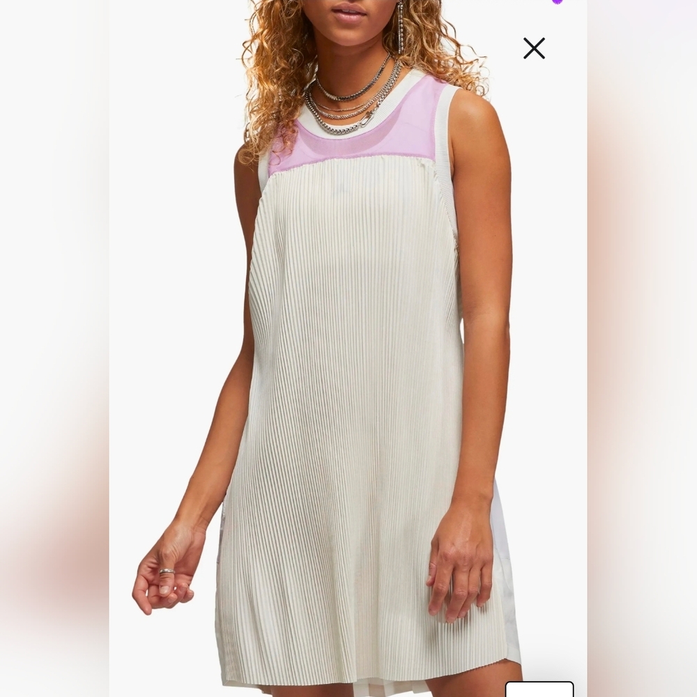 Jordan Sleeveless Pleated Dress